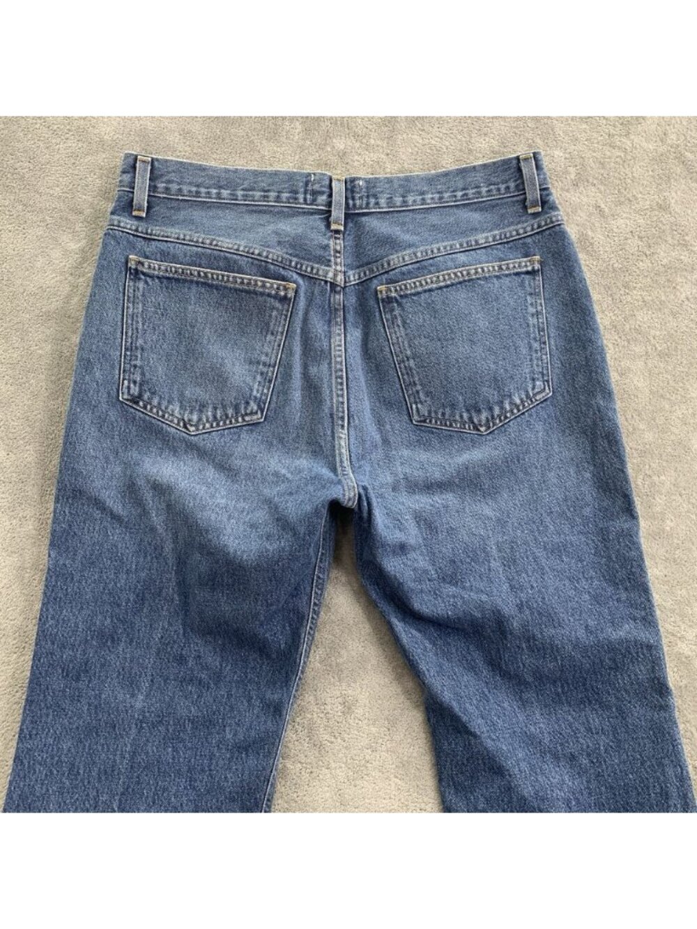 Agolde High Rise Vintage Flare Jeans Womens 32x31 100% Organic Cotton Blue Denim - Picture 12 of 12